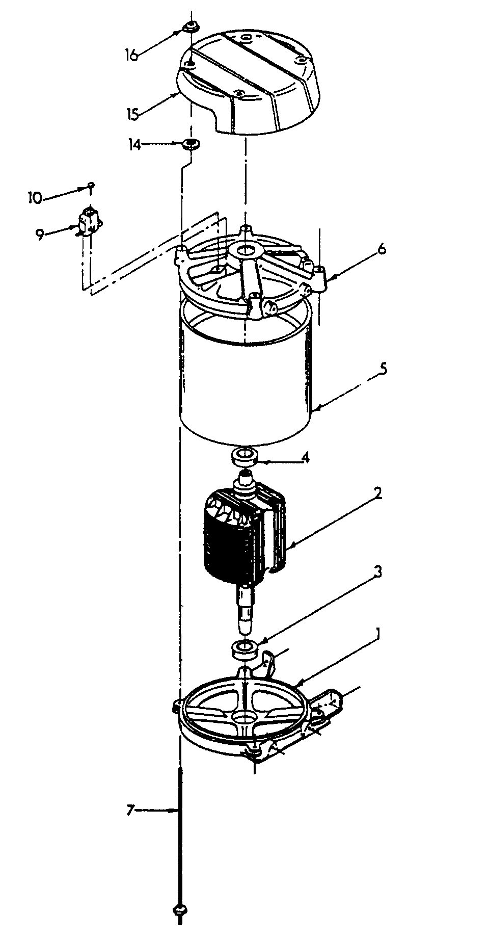 Generator Diagram and Parts List for 0864-1  Generac Generator
