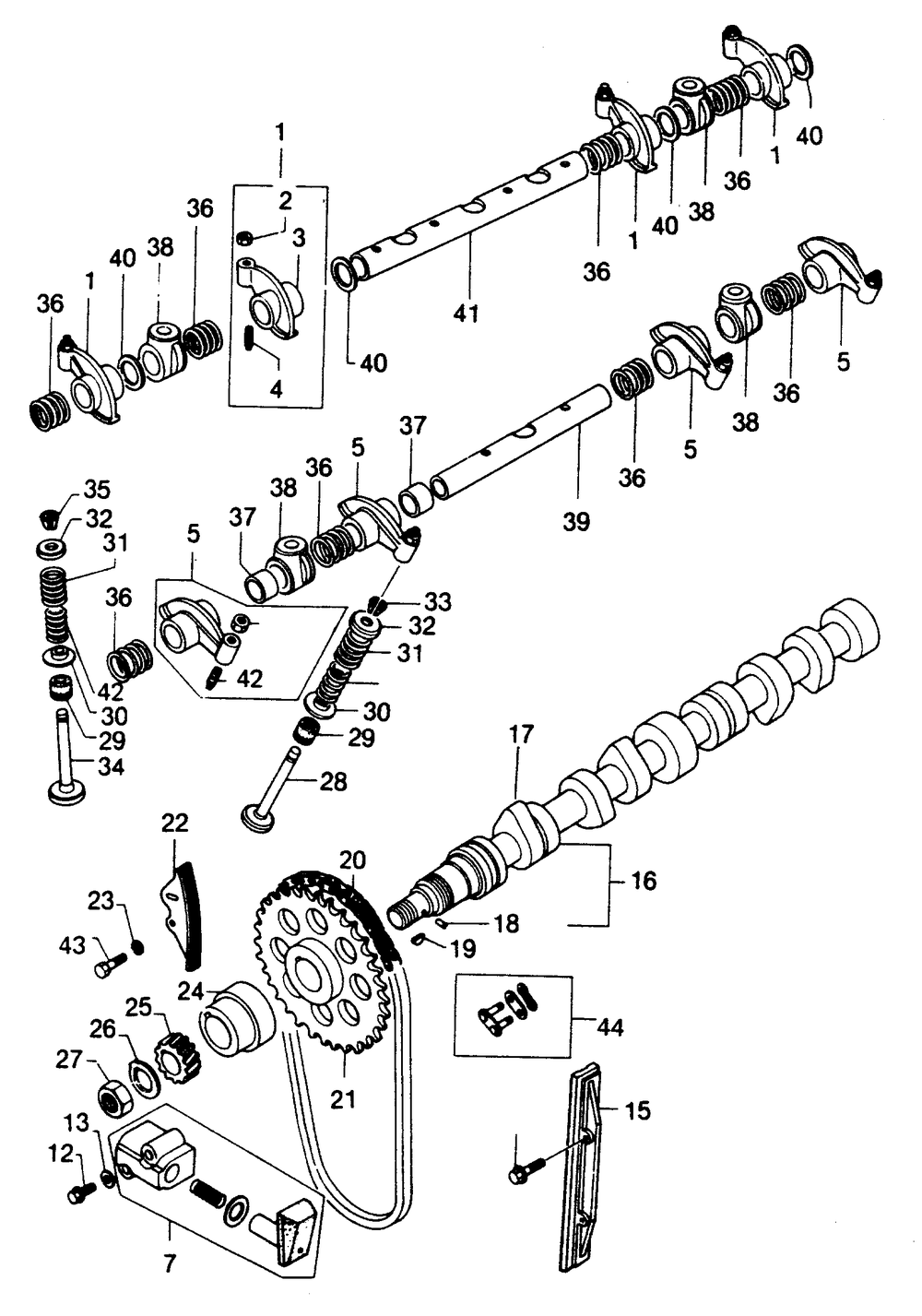 Valve System Diagram and Parts List for 1009-C  Generac Welder