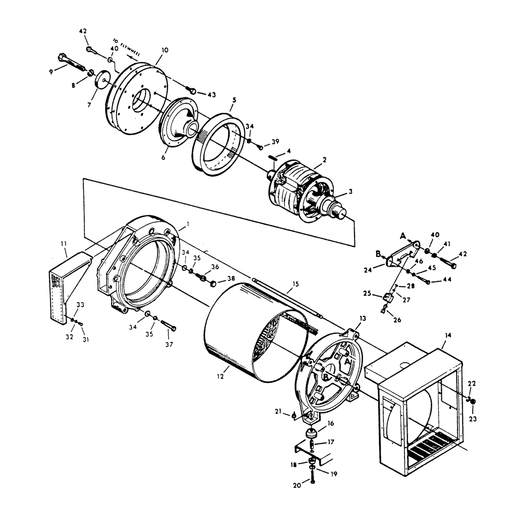Generator Diagram and Parts List for 9106-0  Generac Generator