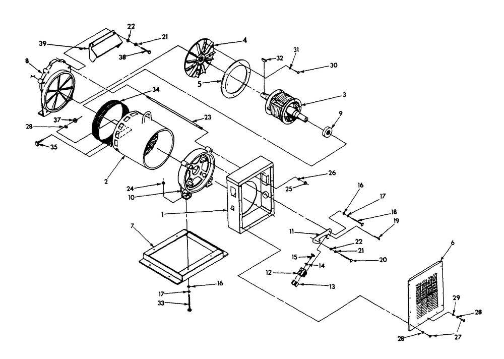 Generator 1 Diagram and Parts List for 9564-2  Generac Generator
