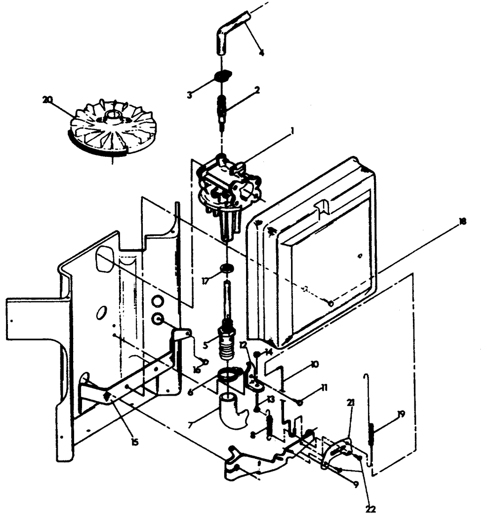 Natural Gas Carburetor Diagram and Parts List for 9067-1  Generac Generator