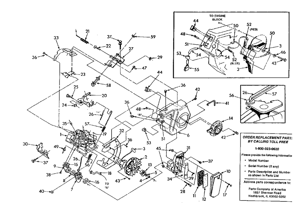 Gn-190 Engine (10/95) Diagram and Parts List for 3W953 (9540-0)(9540-0) Generac Generator