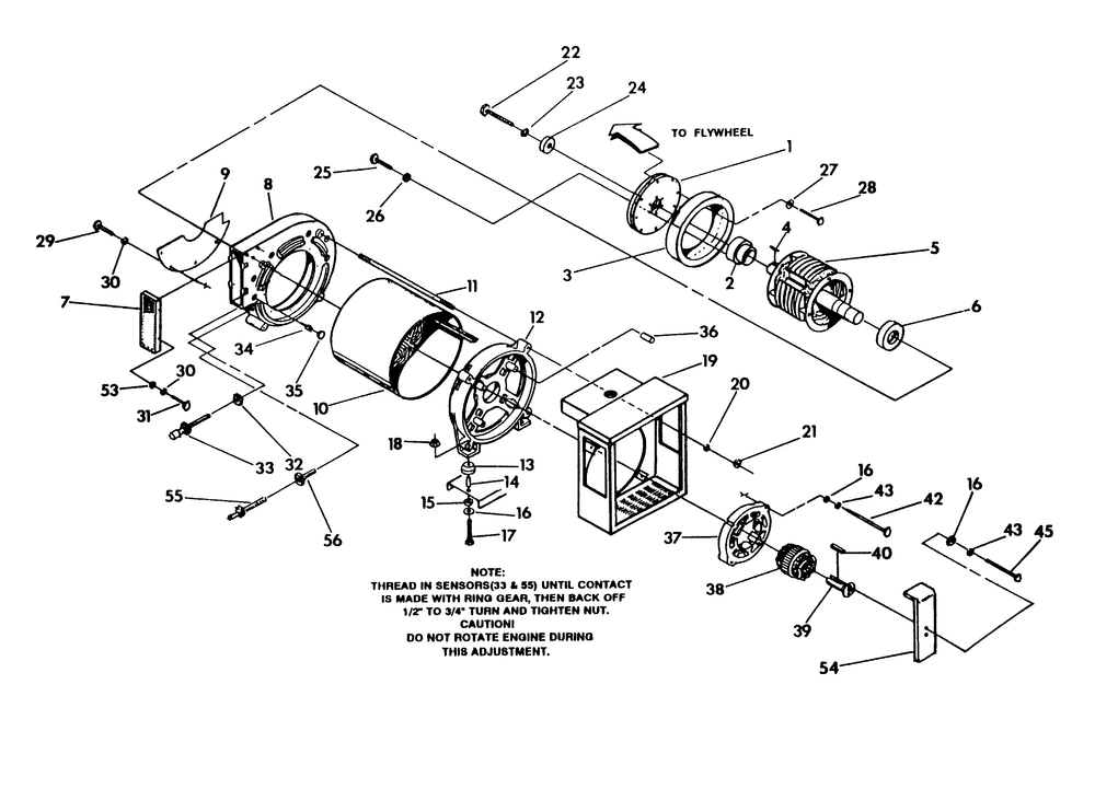 Ac Generator Diagram and Parts List for 9657-0  Generac Generator