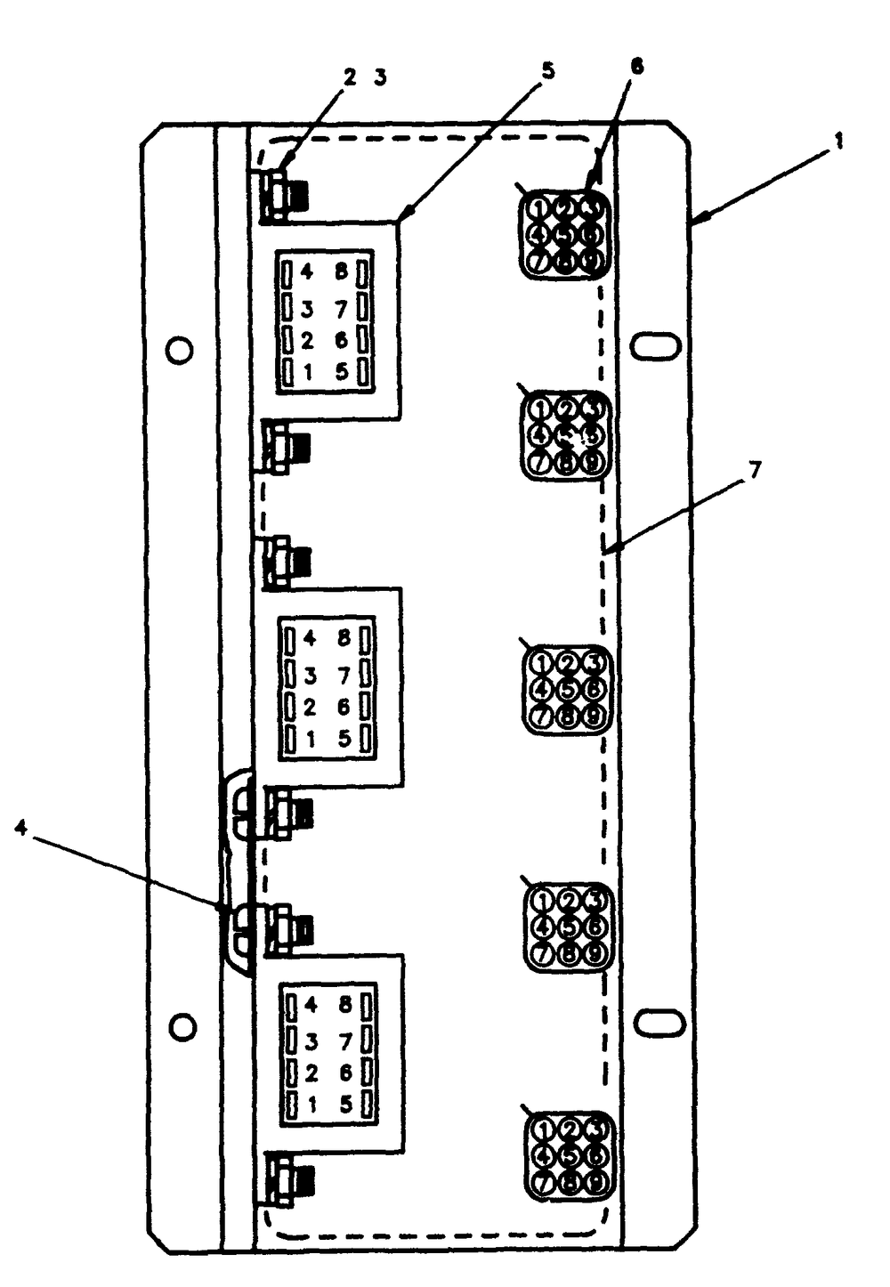 Interface Module Diagram and Parts List for 8931-1  Generac Generator