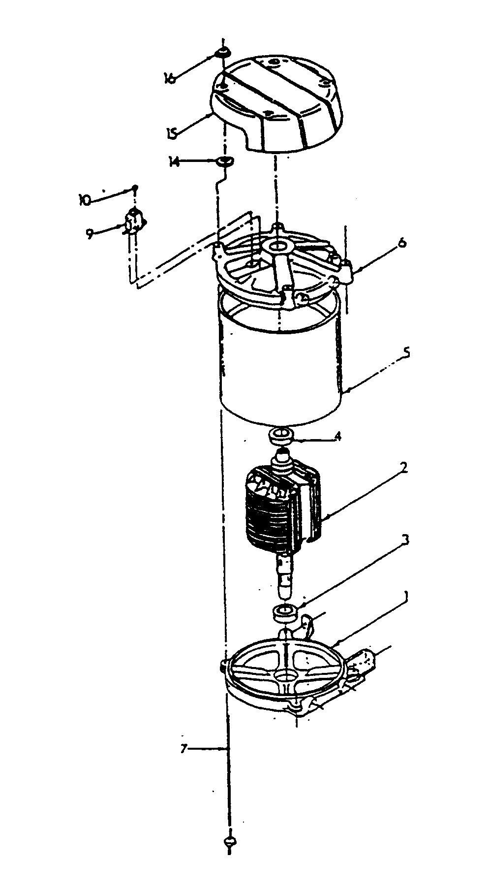 Generator Diagram and Parts List for 9653-2  Generac Generator