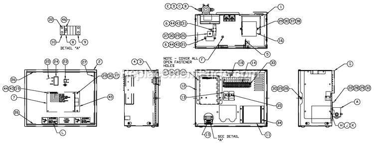 Av R-200 1800 Rpm 2.4l Diagram and Parts List for QT02524GNSN (4817236)(2007) Generac Generator
