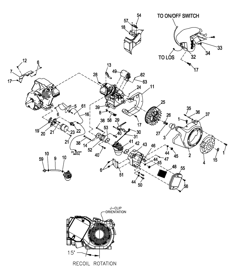 Ev Xg 50hz 410 Longblock 2 Diagram and Parts List for 0064290 (7889711 - 7889758)(2013) Generac Generator