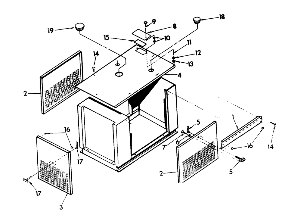 Compartment Diagram and Parts List for 9112-7  Generac Generator