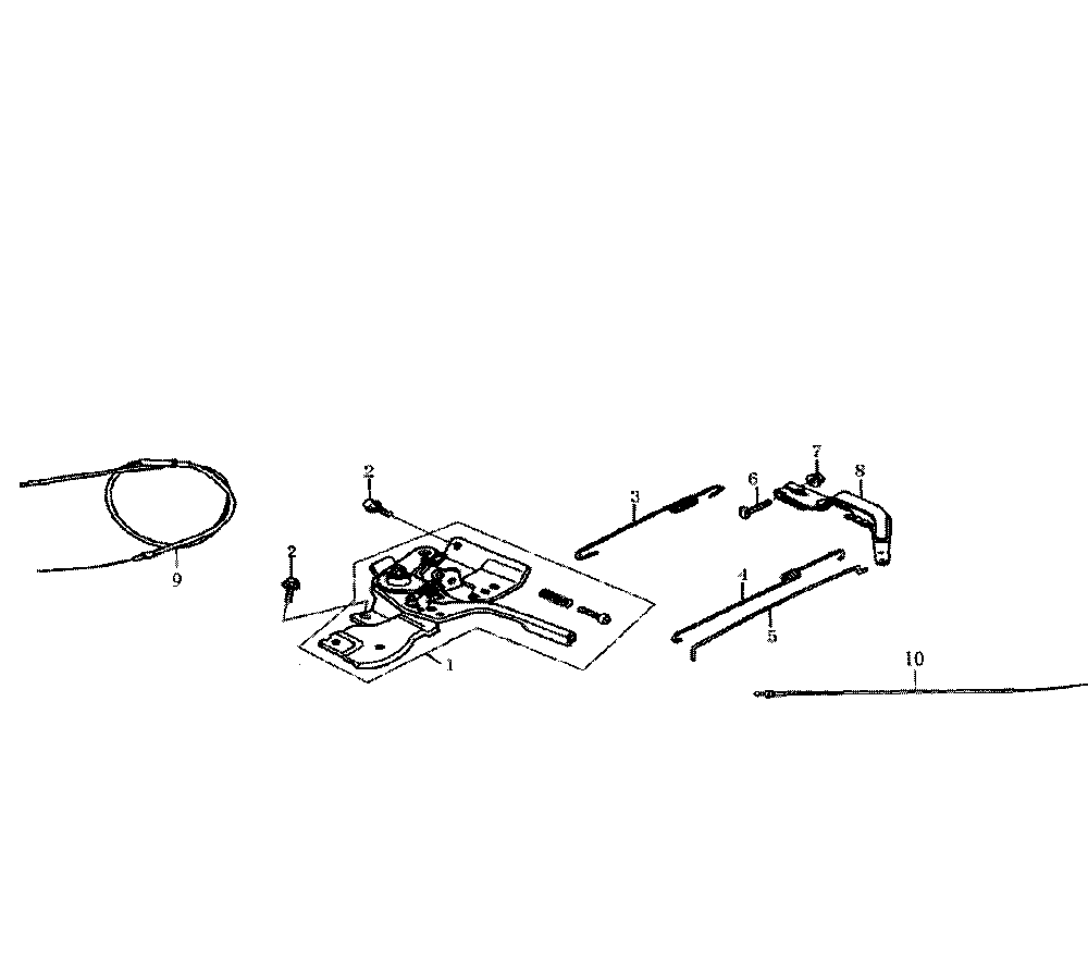 Control Diagram and Parts List for 006602-0  Generac Pressure Washer