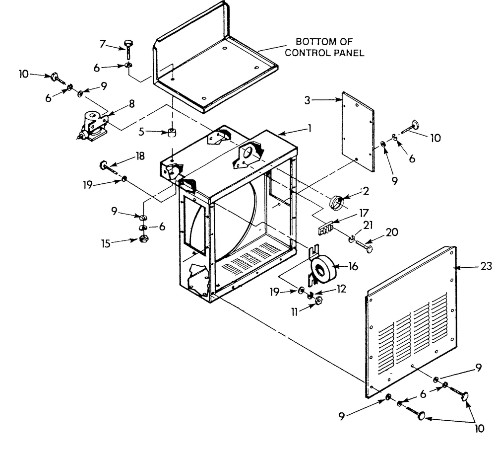 Ac Connection Panel Diagram and Parts List for 9303-3  Generac Generator