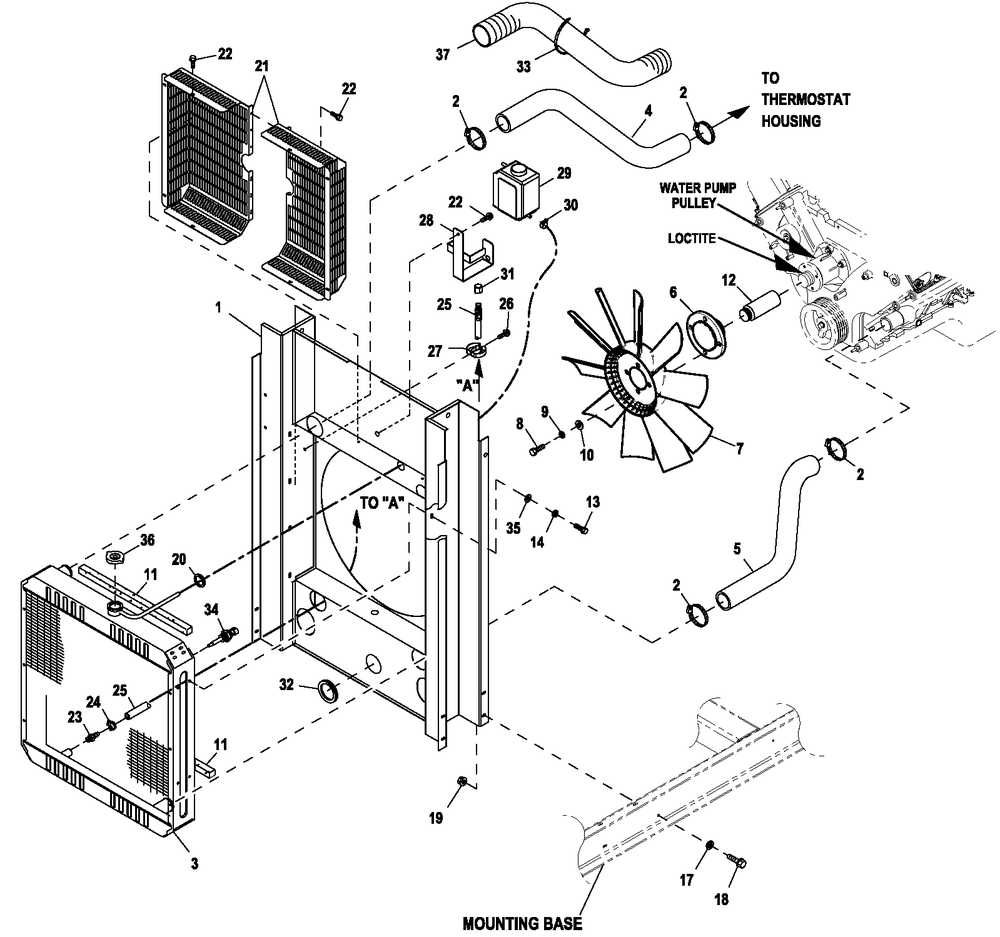 Ev Cool Pkg 6.8l C3 Diagram and Parts List for HT07068AVAX (8338617)(2013) Generac Generator