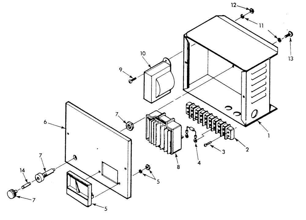 2 Amp, 12 Volts Battery Charger Diagram and Parts List for 9303-4  Generac Generator