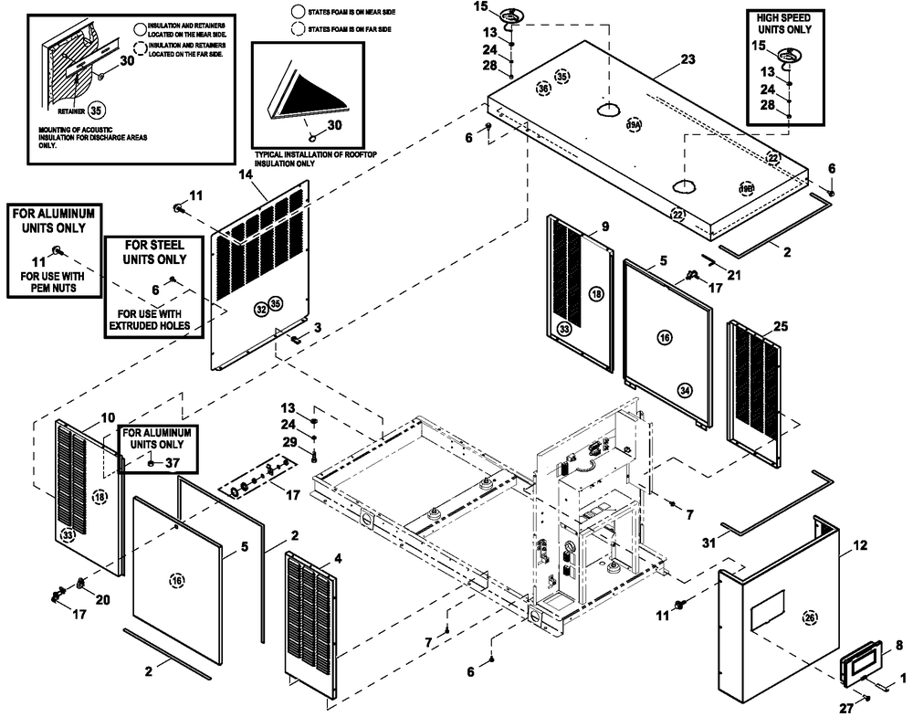 Ev Enclosure C2 Protector Gas Diagram and Parts List for EG06024GVAX (3000055671)(2016) Generac Generator