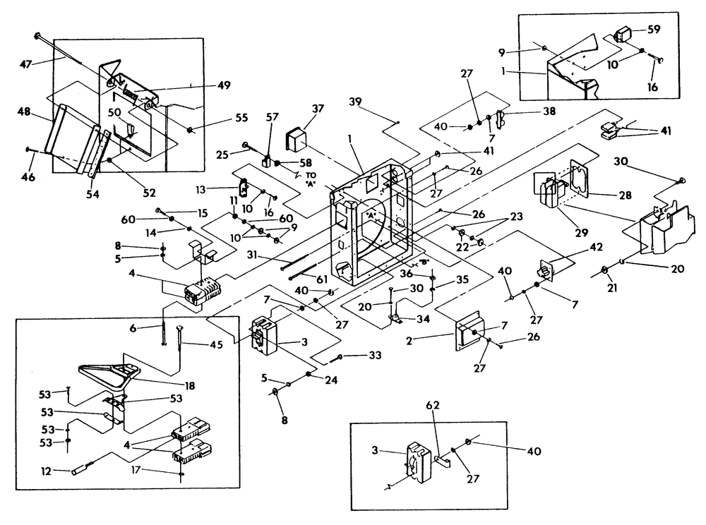 Control Panel Diagram and Parts List for 9739-1  Generac Generator