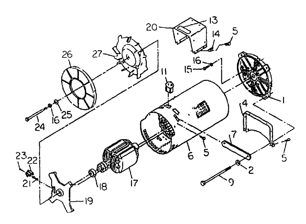 Ac Generator No. 69910-A Diagram and Parts List for R4002 (8905-0)(8905-0) Generac Generator