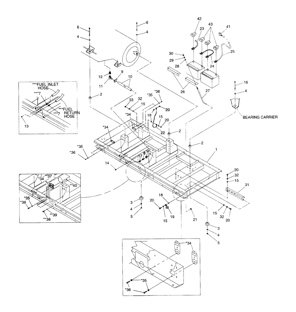 Base Diagram and Parts List for 4589-0  Generac Generator