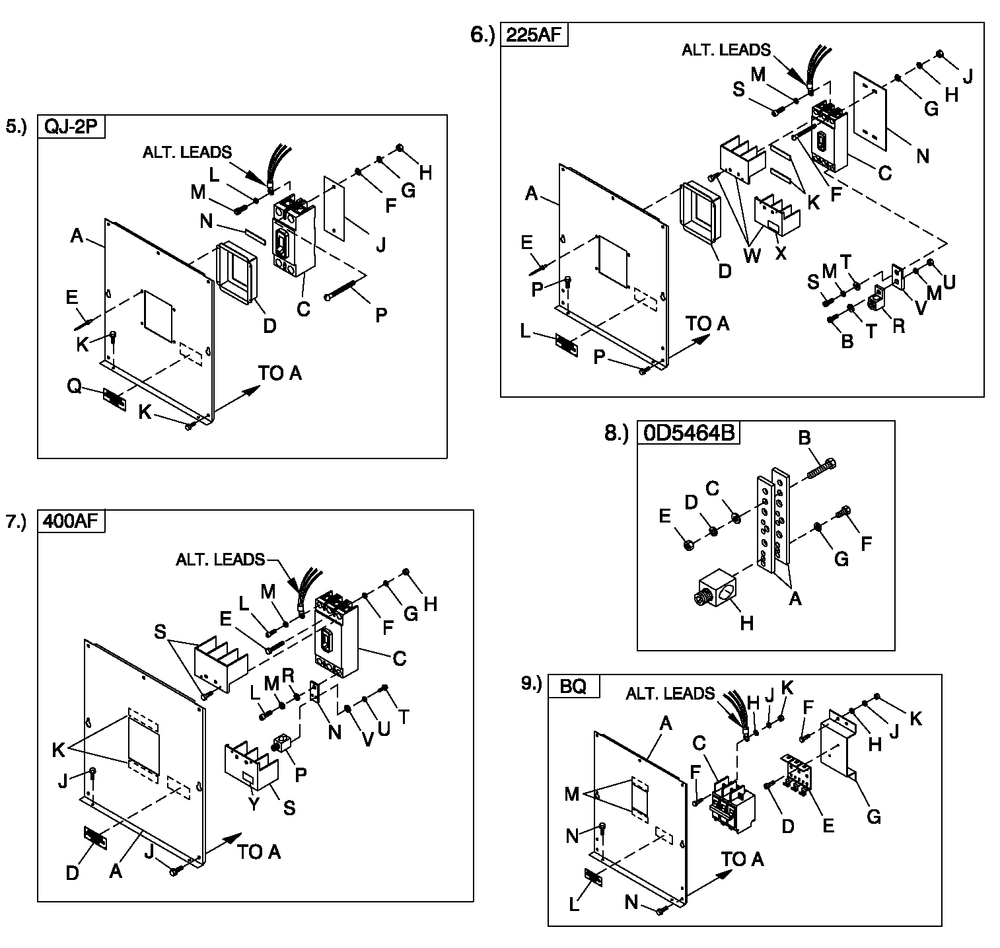 Cpl C2 And C4 Flex Hsb Diagram and Parts List for 0055990 (5111202 - 5223746)(2008) Generac Generator