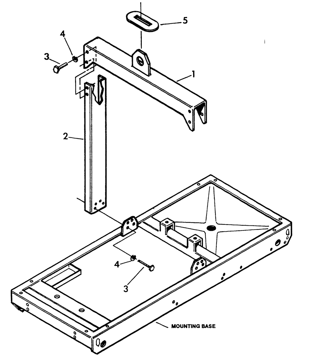 Center Lift Diagram and Parts List for 9468-3  Generac Generator