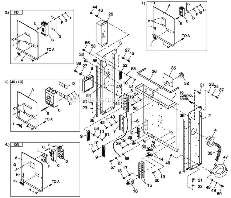 Cpl C2 H Control (1) Diagram and Parts List for LT02524GNANA (GXA02300 - )(2013) Generac Generator