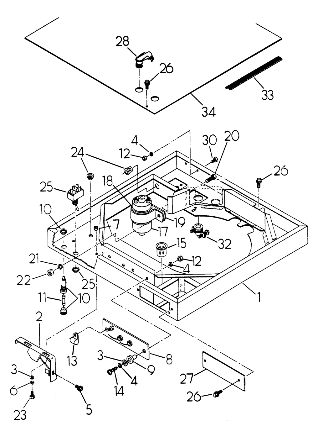 Blower Shroud Diagram and Parts List for 6246-4  Generac Generator