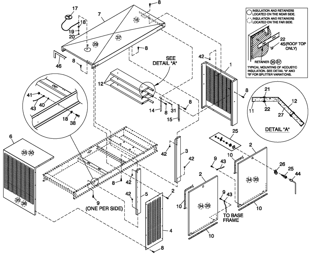 Enclosure C3 Pvt Lbl Diagram and Parts List for CT07068ANSN (1209V33918)(2009) Generac Generator