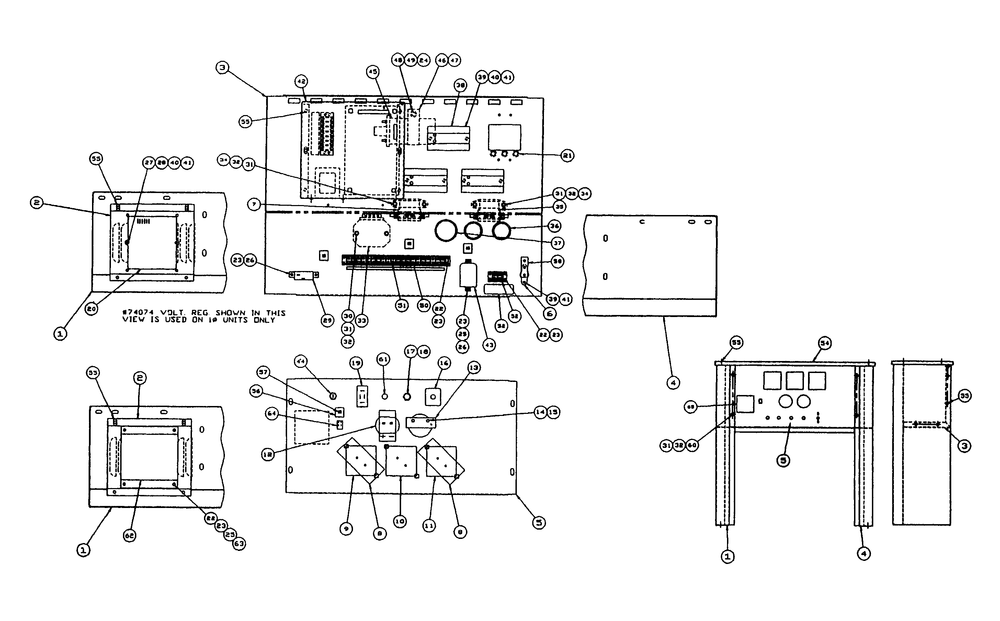 Control Panel Diagram and Parts List for 9324-4  Generac Generator