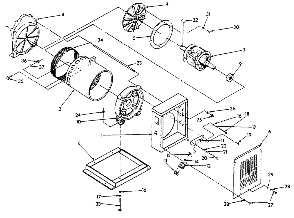 Generator (Part 2) Diagram and Parts List for 9564-0  Generac Generator