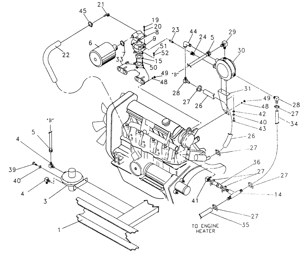 Lp Liquid Withdrawal Carburetor Diagram and Parts List for 0752-3  Generac Generator
