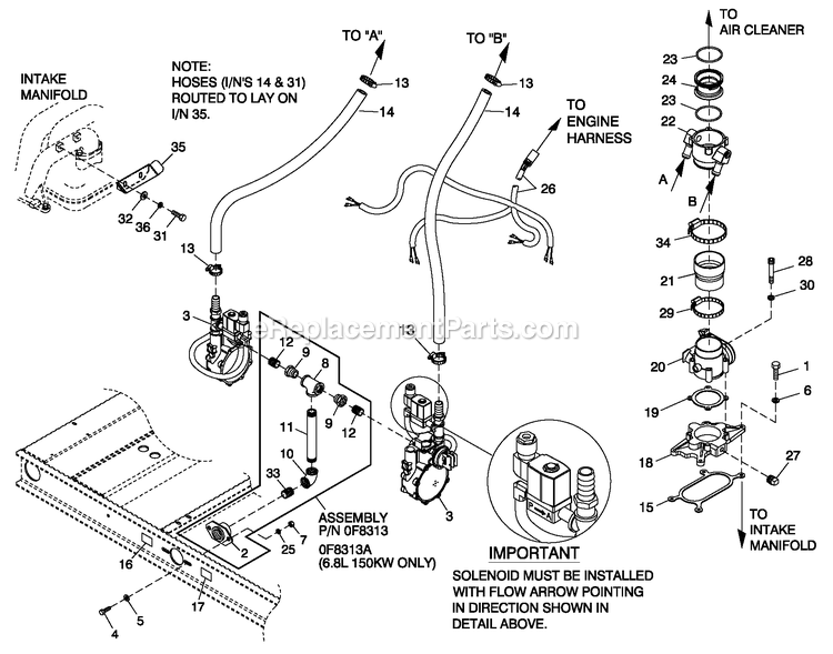 Fuel Lp Vapor C5 Cpl 6.8l Diagram and Parts List for CT13068GNSN (2808V28689)(2008) Generac Generator