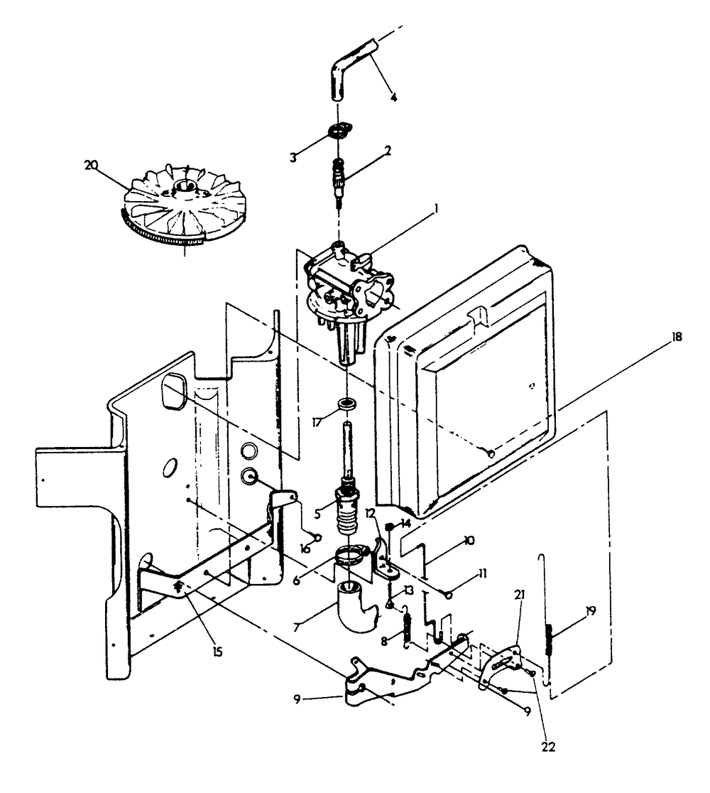Natural Gas Carburetor Diagram and Parts List for 9067-9  Generac Generator