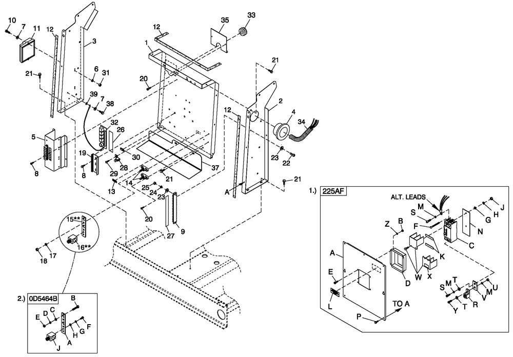 Ev Conbox And Circuit Breaker Diagram and Parts List for 0057091 (5304977)(2009) Generac Generator