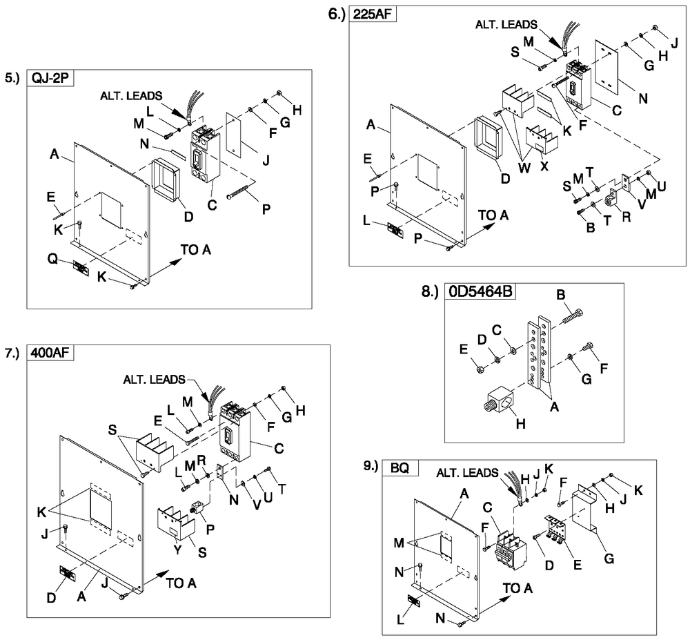 Cpl C2 And C4 Flex Hsb Diagram and Parts List for CT06030ANAN (1907V23210 - 4807V25565)(2007) Generac Generator