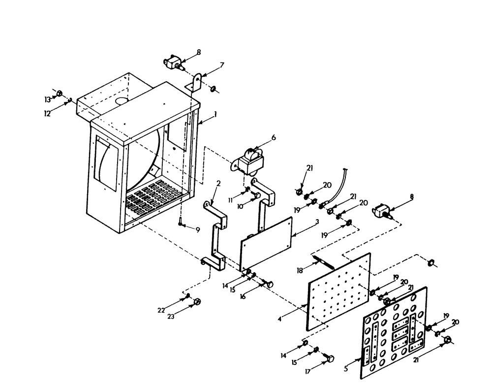 Voltage Changeover Board Diagram and Parts List for 8938-2  Generac Generator