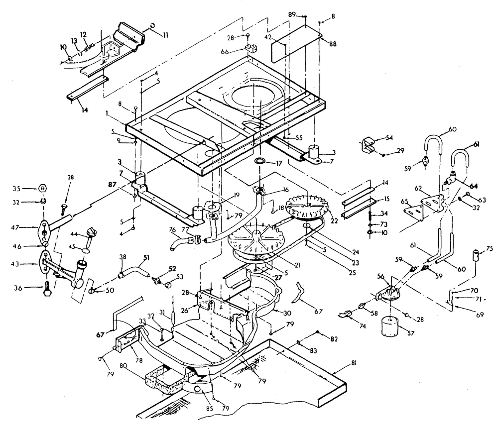 Base And Pulleys (Side Exhaust) Diagram and Parts List for 9290-1  Generac Generator