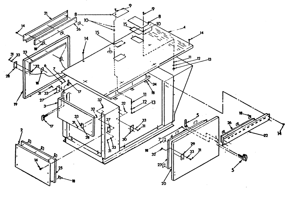 Compartment Diagram and Parts List for 9172-0  Generac Generator