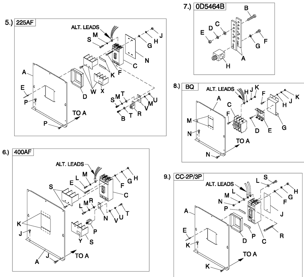 Cpl C2 And C4 Flex Hsb 2 Diagram and Parts List for ET04524JNSN (5708899)(2009) Generac Generator