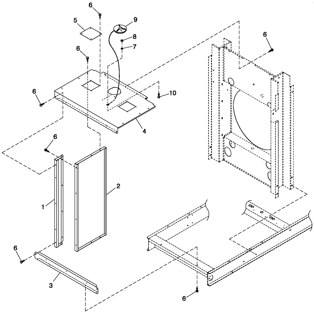 Cooling System 5.4l/6.8l O/S C3 Diagram and Parts List for QT07068ANANA (5217447)(2008) Generac Generator