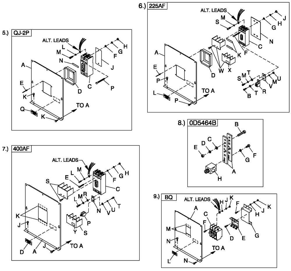 Cpl C2 And C4 Flex Hsb Diagram and Parts List for QT06030ANSN (4910691 - 4933758)(2007) Generac Generator