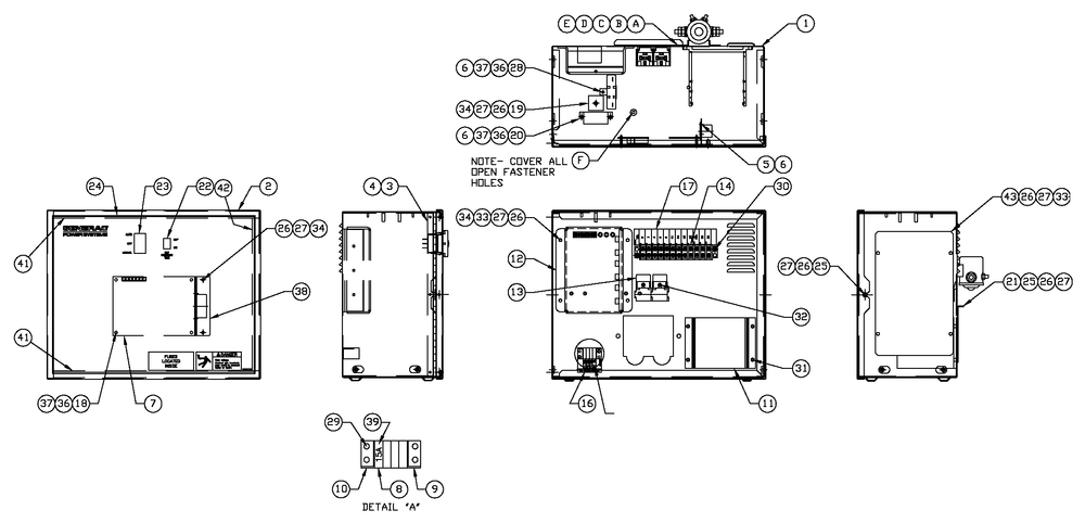 R-100 1800 Rpm 2.5l 240v Diagram and Parts List for 0052130 (4321570 - 4328805)(2005) Generac Generator