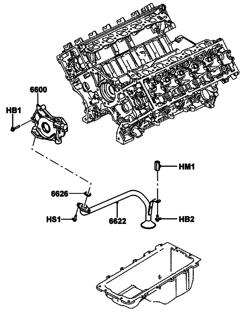 Gas Engine Oil Pump Diagram and Parts List for ET07068ANAN (5713896 - 5713897)(2009) Generac Generator