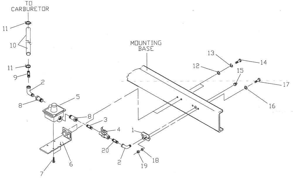 Regulator Diagram and Parts List for 0043730 (326497 - 3536030)(2014) Generac Generator