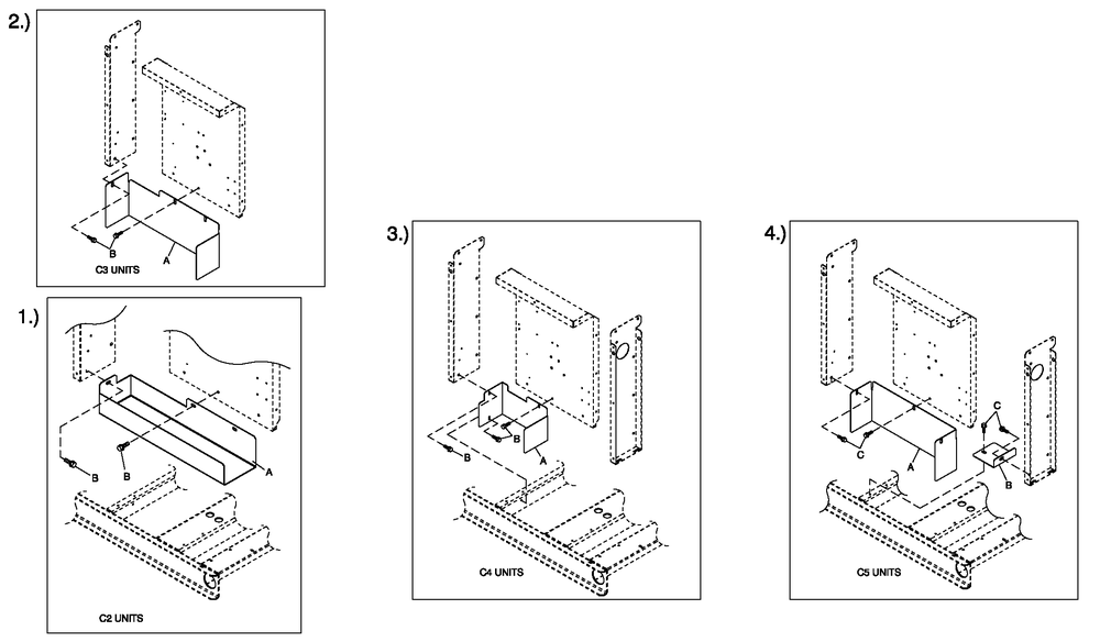 C4 Cb Connection Box Shielding C2/C4 Diagram and Parts List for ET04842ANAY (5882868)(2010) Generac Generator