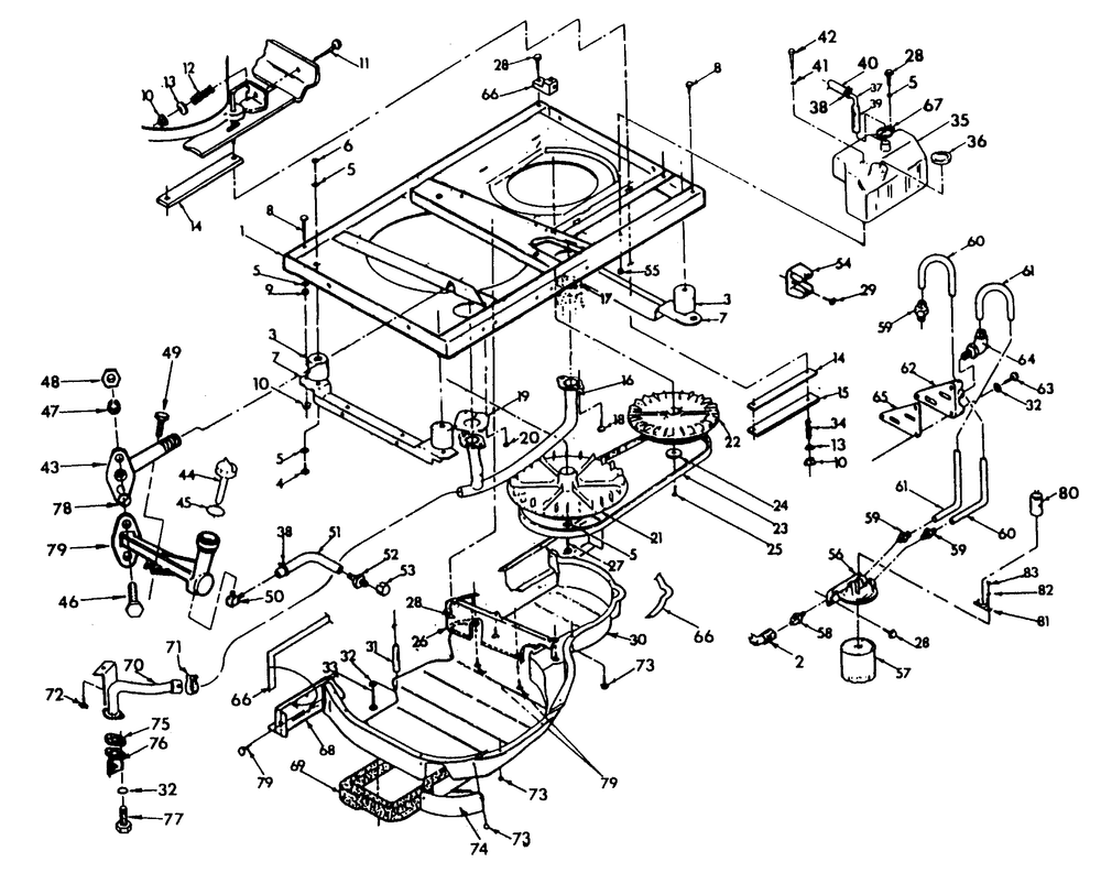 Base And Pulley Diagram and Parts List for 9008-4  Generac Generator