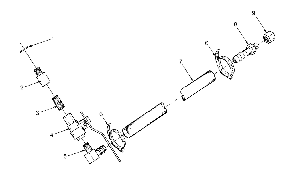 Engine Oil Drain Diagram and Parts List for 9156-0  Generac Generator
