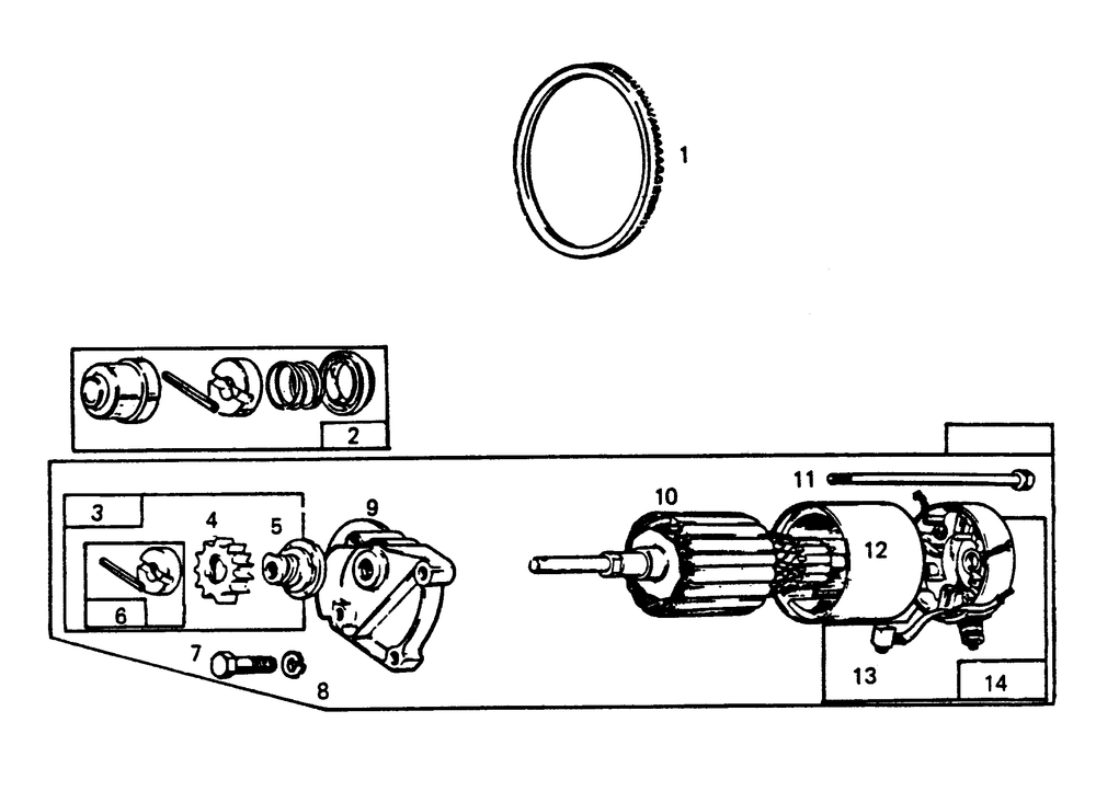 Engine Parts (Part 2) Diagram and Parts List for 6931-2  Generac Generator