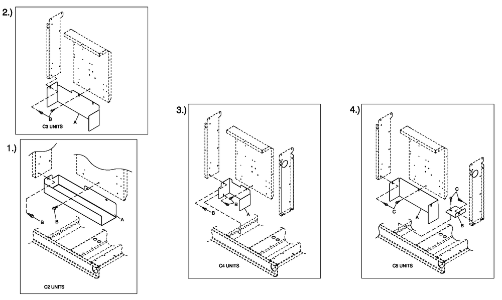 C4 Cb Connection Box Shielding C2/C4 Diagram and Parts List for 0053400 (4828205 - 4838659)(2007) Generac Generator