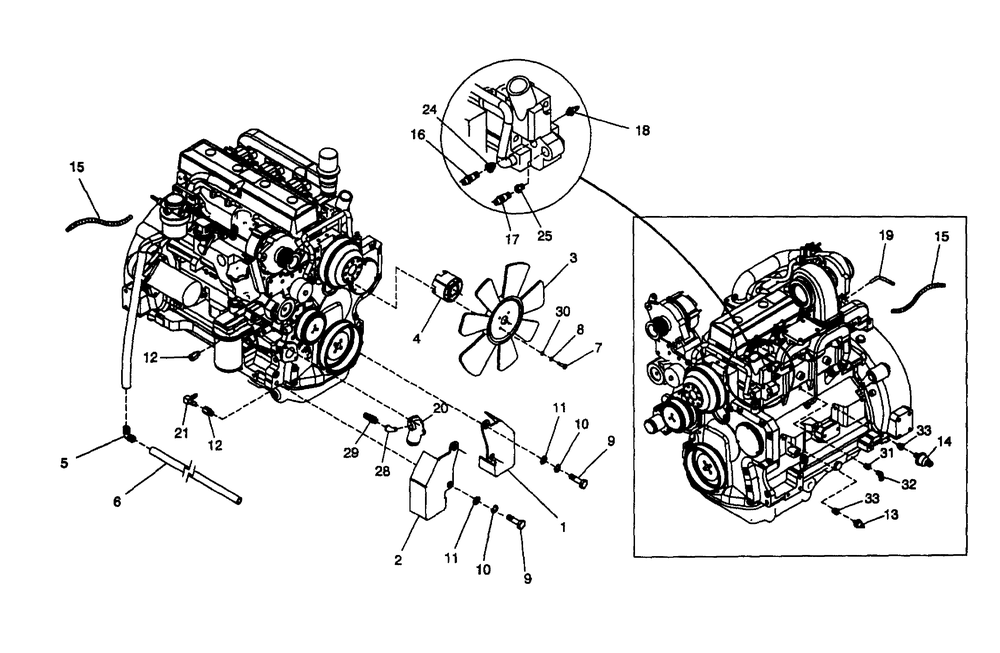 Engine 4.5l Diagram and Parts List for 4360-1  Generac Generator