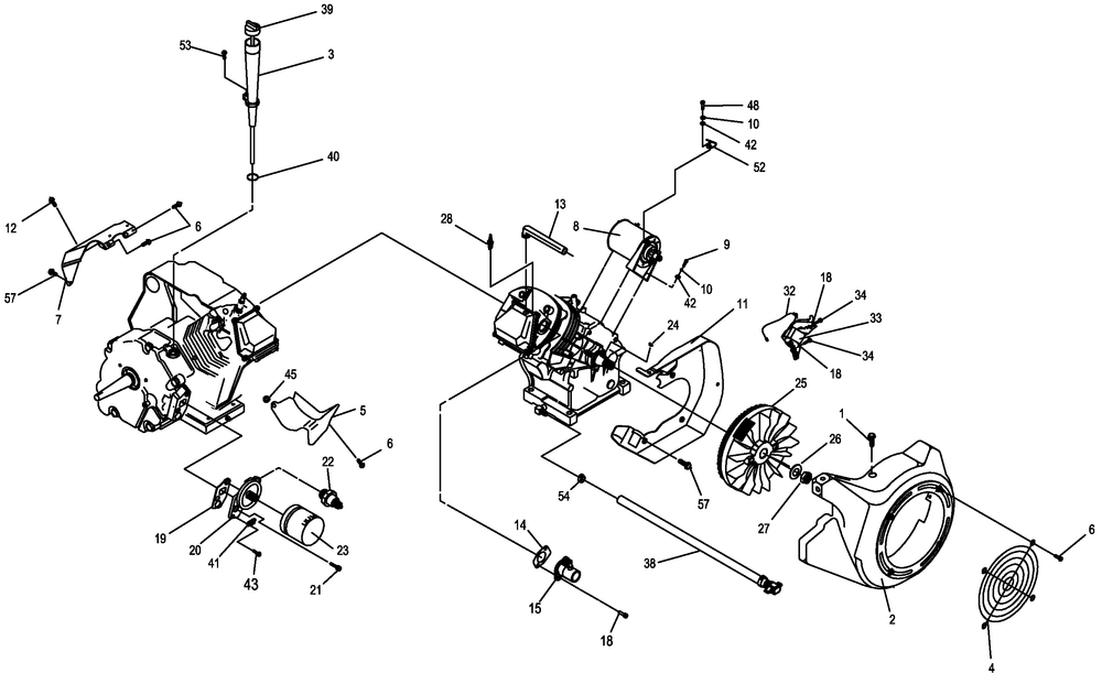 Diagram Diagram and Parts List for 0058821 (6683041 - 7181699)(2012) Generac Generator
