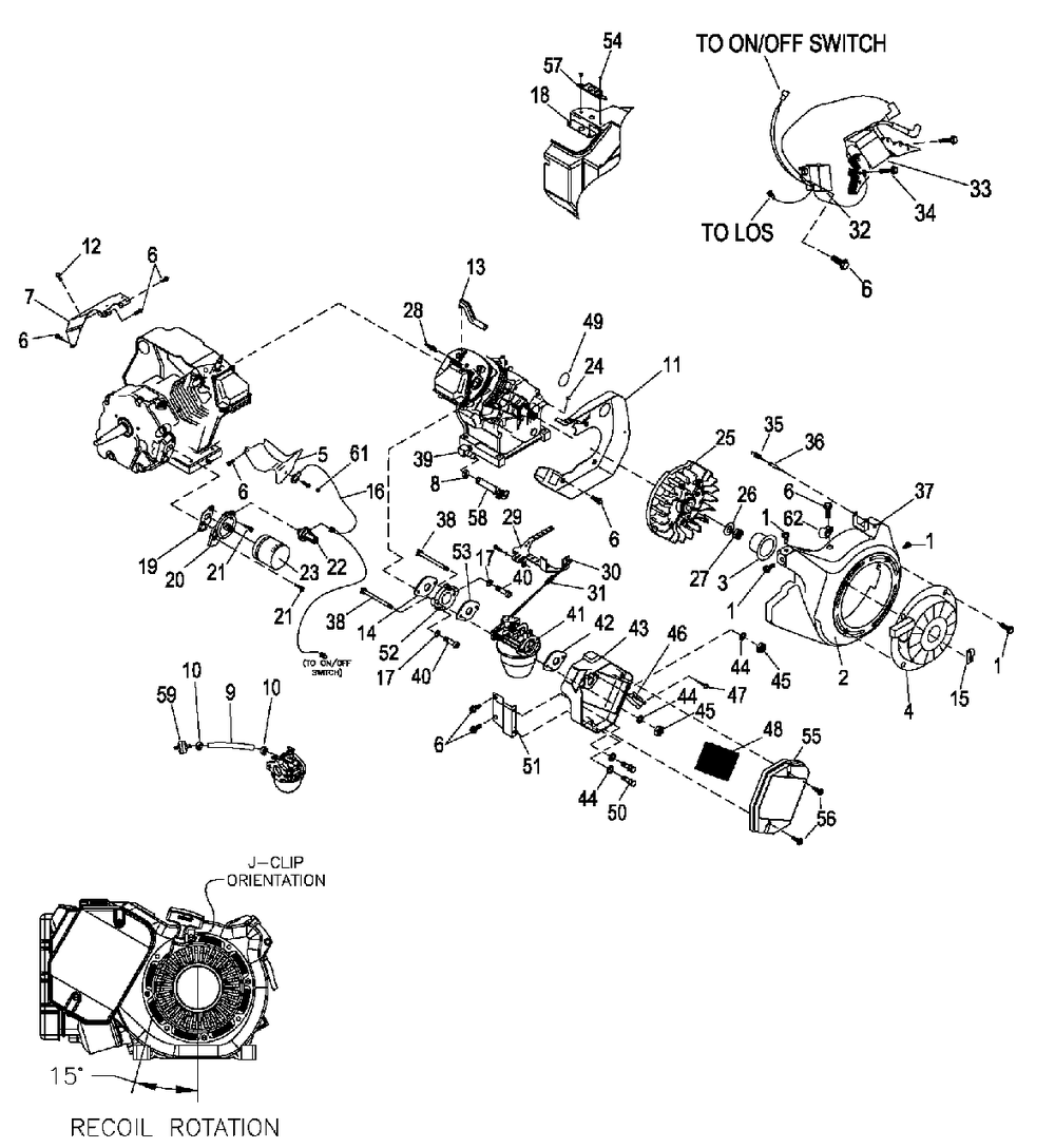 Xg410 Engine Trim (0h4034) Diagram and Parts List for XG6500 (5575851 - 6097187)(2010) Generac Generator