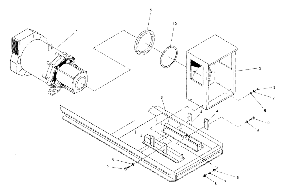 Connection Box Diagram and Parts List for 4589-0  Generac Generator
